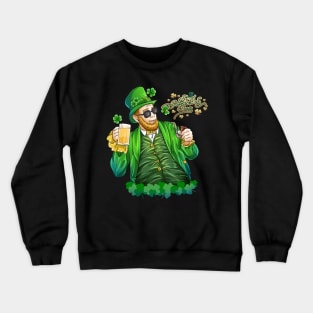 st patrick's day grandpa party Crewneck Sweatshirt